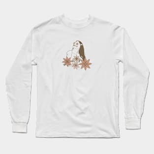 GIRL FLOWERS Long Sleeve T-Shirt